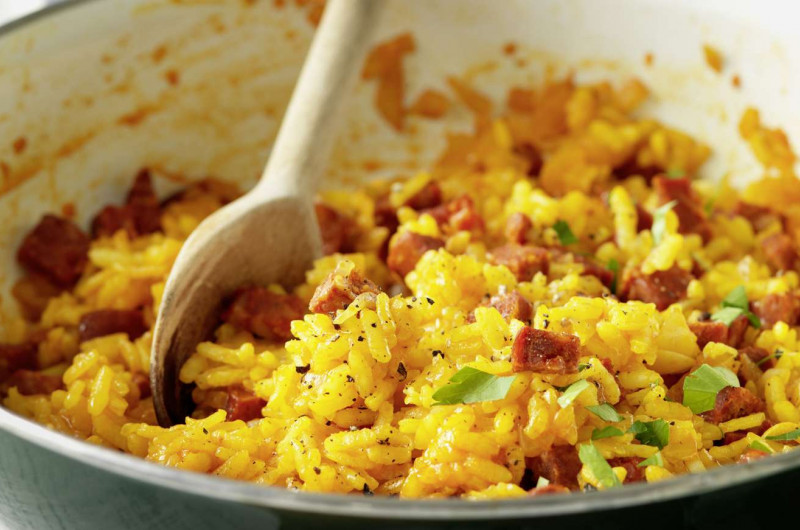 Riz espagnol au chorizo
