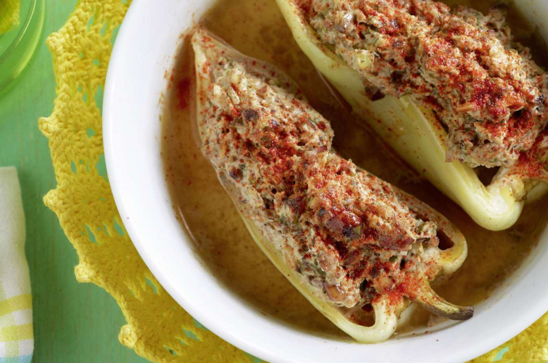 Poivrons farcis à la viande d’agneau