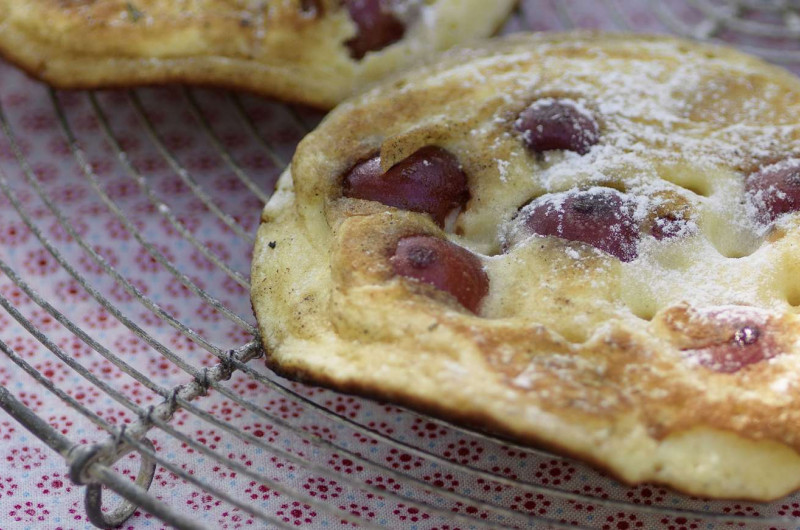 Pancakes aux cerises