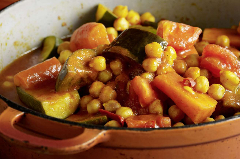 Potée de légumes aux pois chiches
