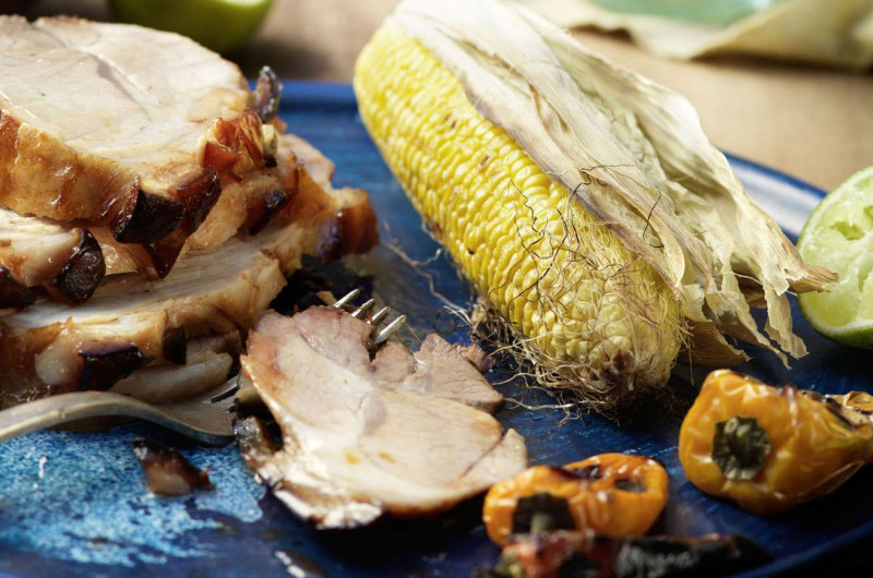 Rôti de porc croustillant avec marinade à la bière