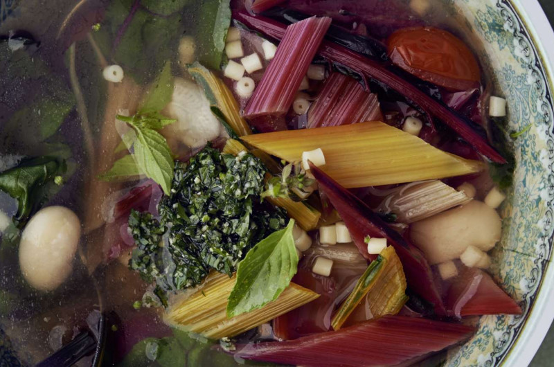 Minestrone de côtes de bette