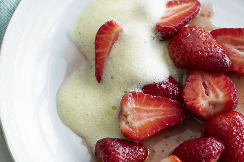 Sabayon et fraises