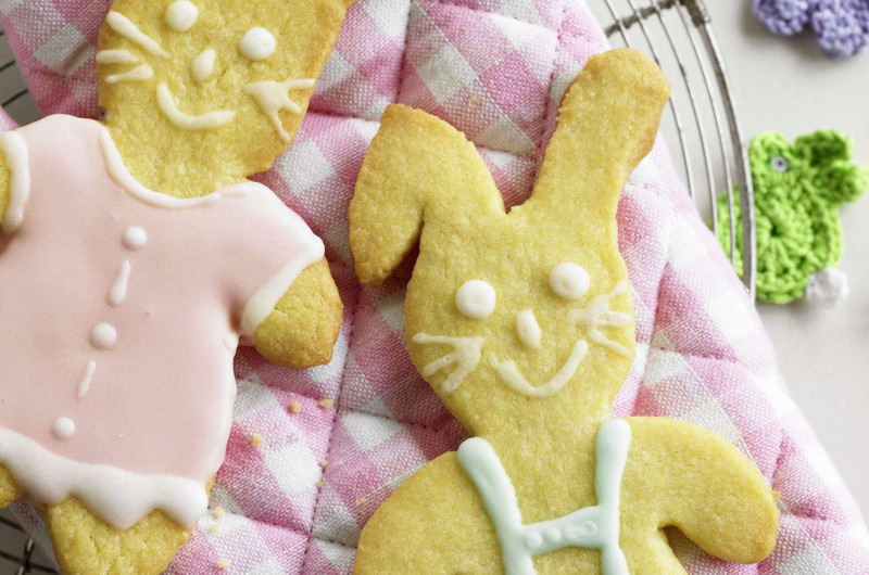 Lapins de Pâques en pâte