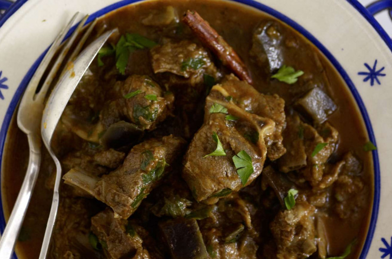 Ragoût d’agneau aux aubergines