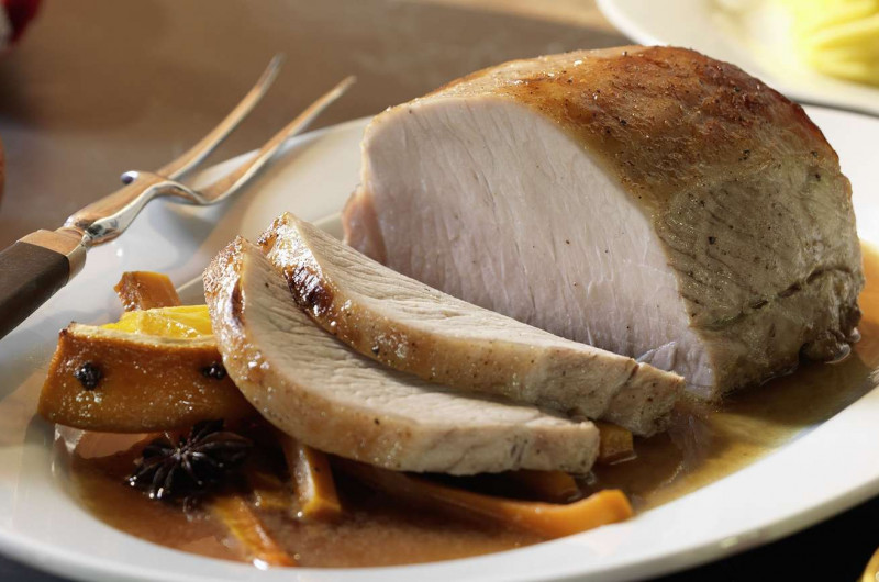 Filet de porc en sauce au porto