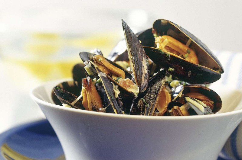 Moules aux lardons