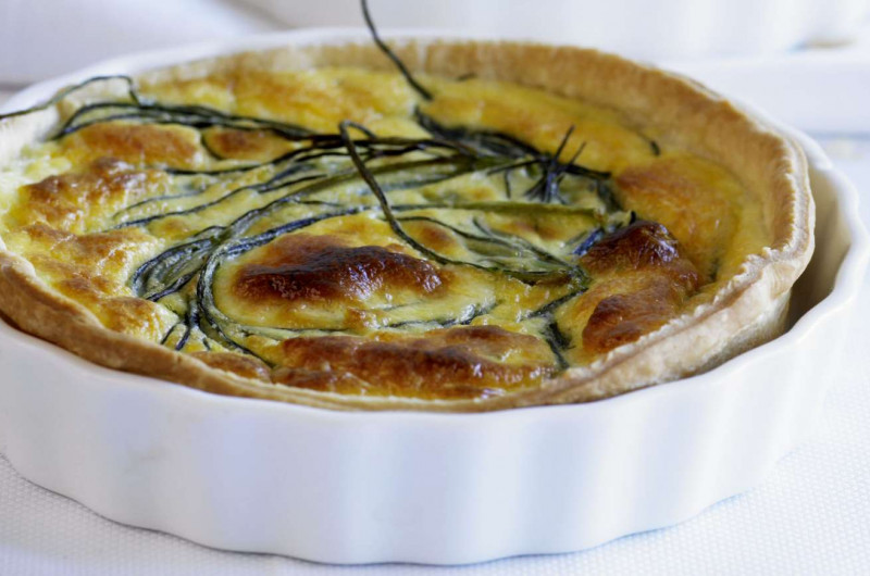 Quiche à la ricotta et à la barba di frate