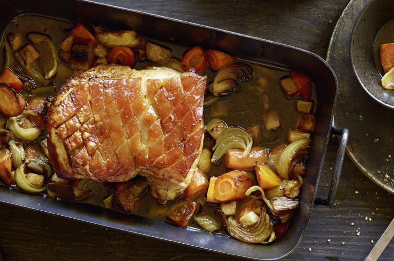 Rôti de porc croustillant