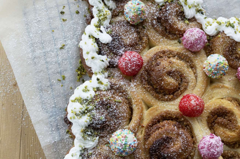Sapin de Noël en escargots
