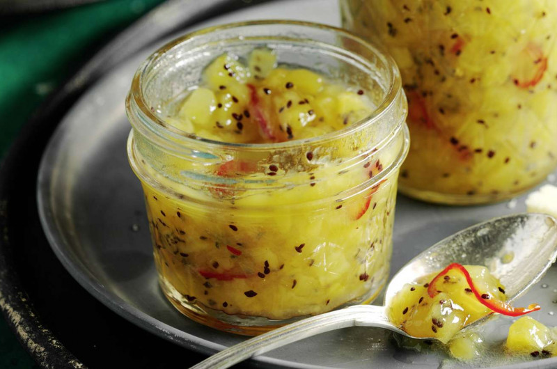 Chutney de kiwi aux piments