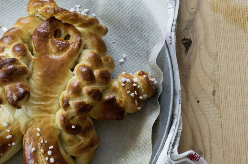 Fillette en pâte sucrée