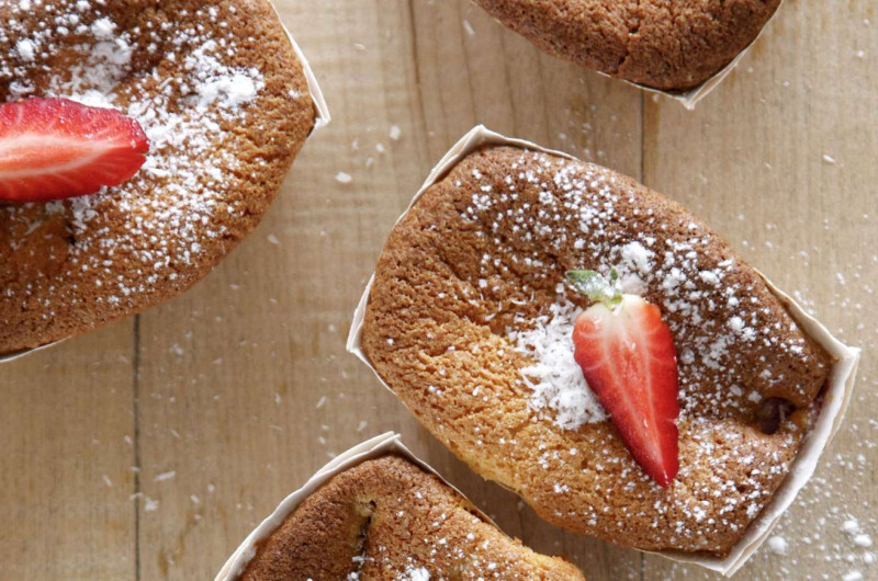 Mini-cakes coco-fraise