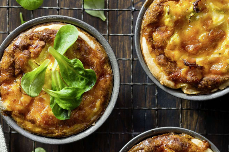 Ramequins au fromage avec lardons