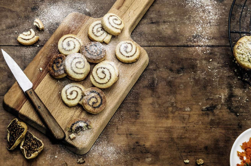Escargots à la pêche et aux dattes