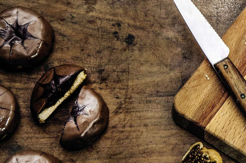 Petits biscuits au chocolat et à l'ananas