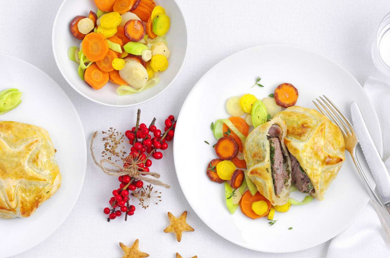 Médaillon de filet de bœuf en croûte
