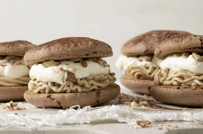 Macarons géants au pain d’épice