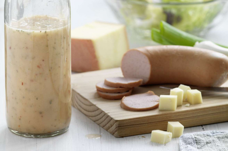 Vinaigrette à la pomme et à l’huile de colza