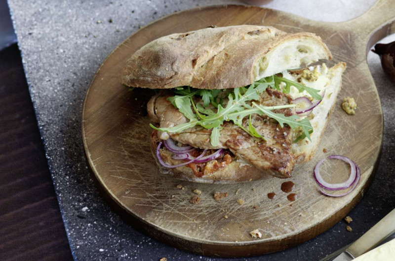 Sandwich à la tranche de bœuf
