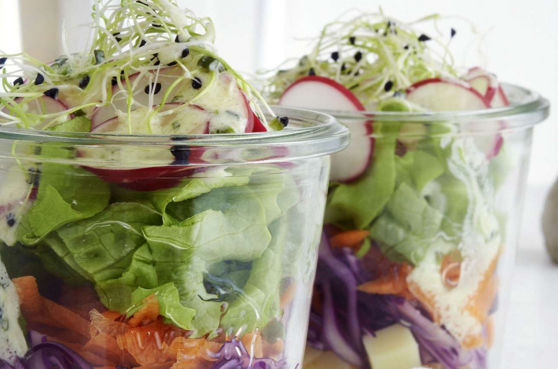 Salade étagée