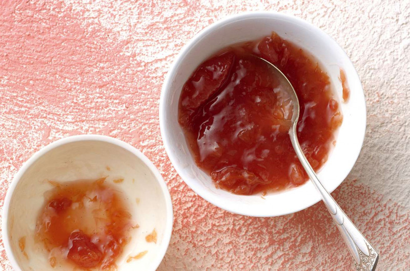 Gelée de grapefruit rose