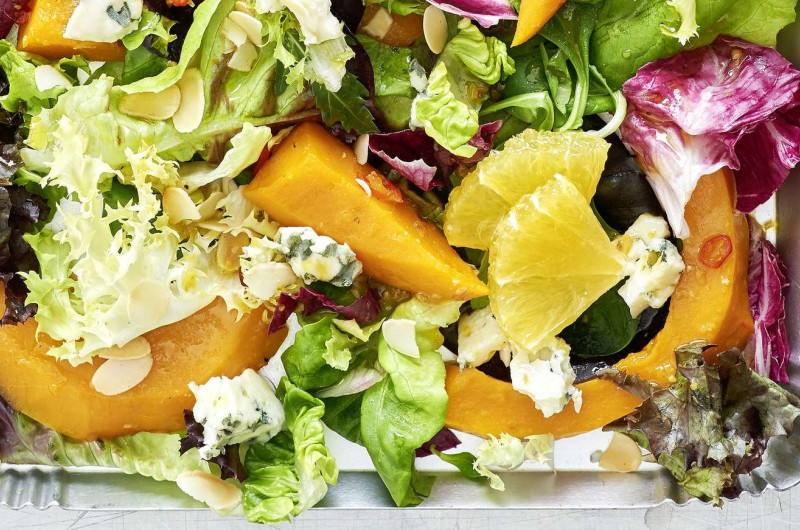 Salade de courge relevée