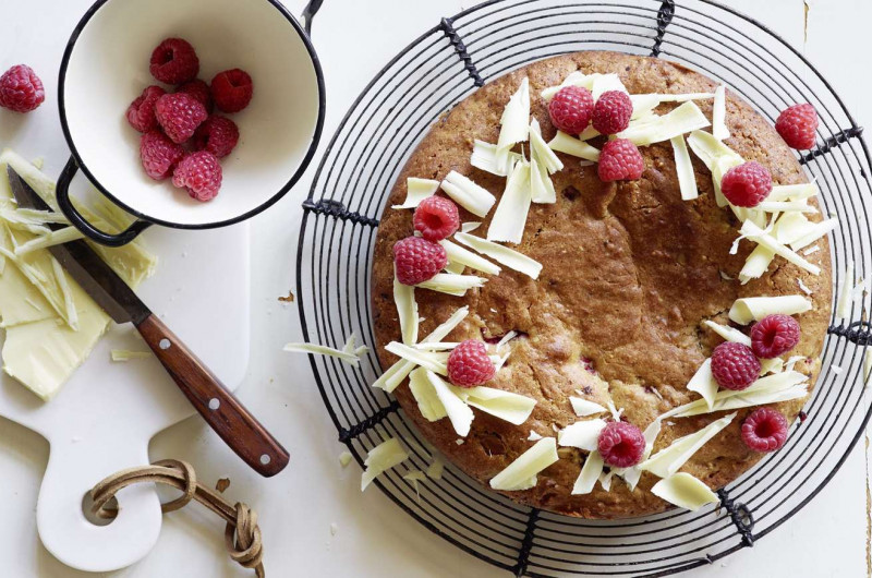 Gâteau aux framboises