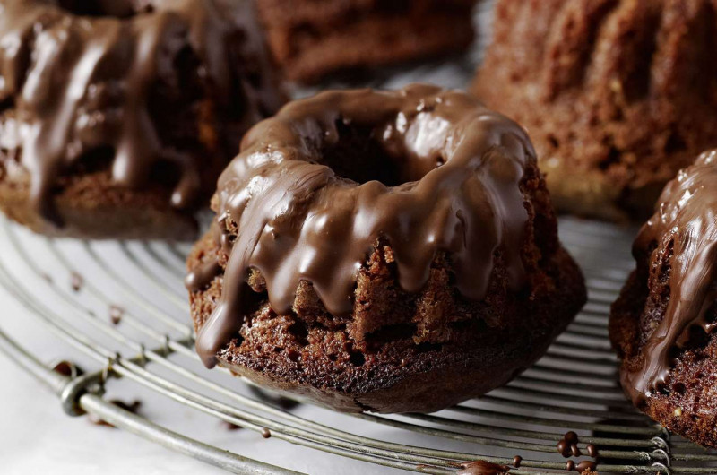 Petits kouglofs au chocolat