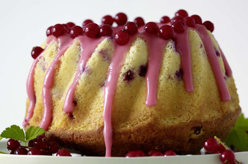 Kouglof aux groseilles rouges