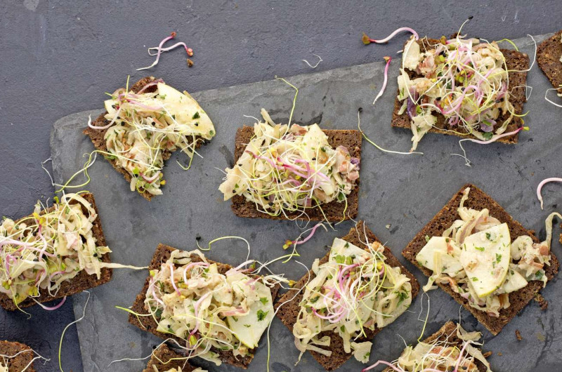Salade de choucroute à la poire