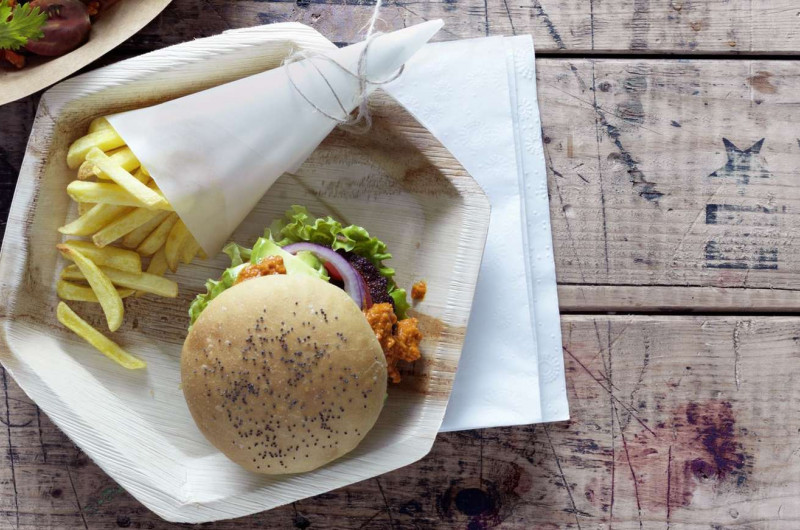 Burger aux haricots noirs