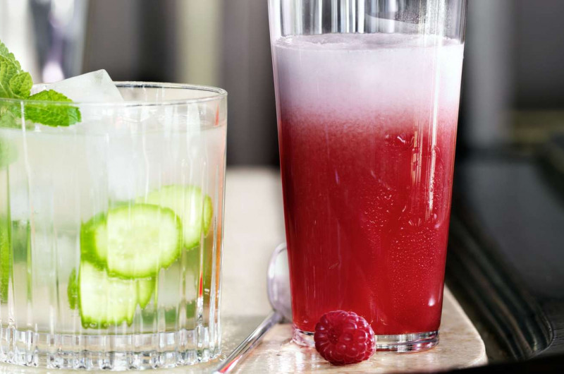 Gin Raspberry Fizz
