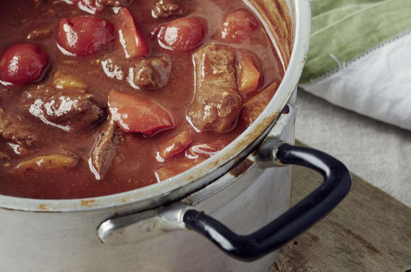 Ragoût de bœuf aux poivrons