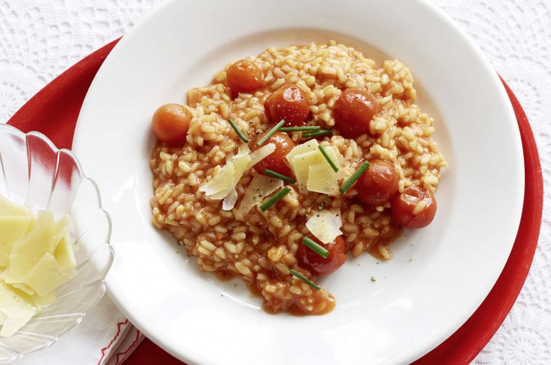 Risotto aux tomates cerises