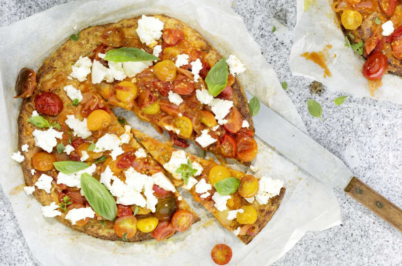 Pizza au chou-fleur