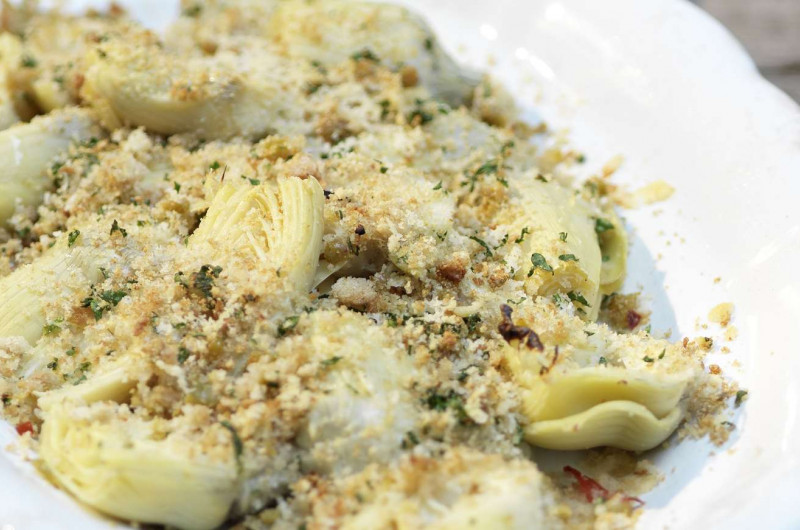 Artichauts gratinés