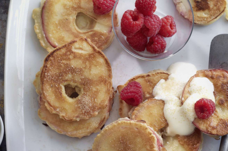 Beignets aux pommes à la poêle