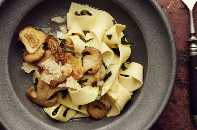 Pappardelle aux bolets