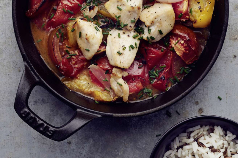 Ragoût de tomates au poulet