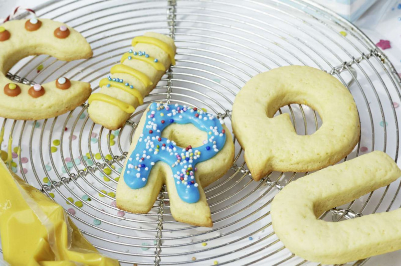 Biscuits lettres