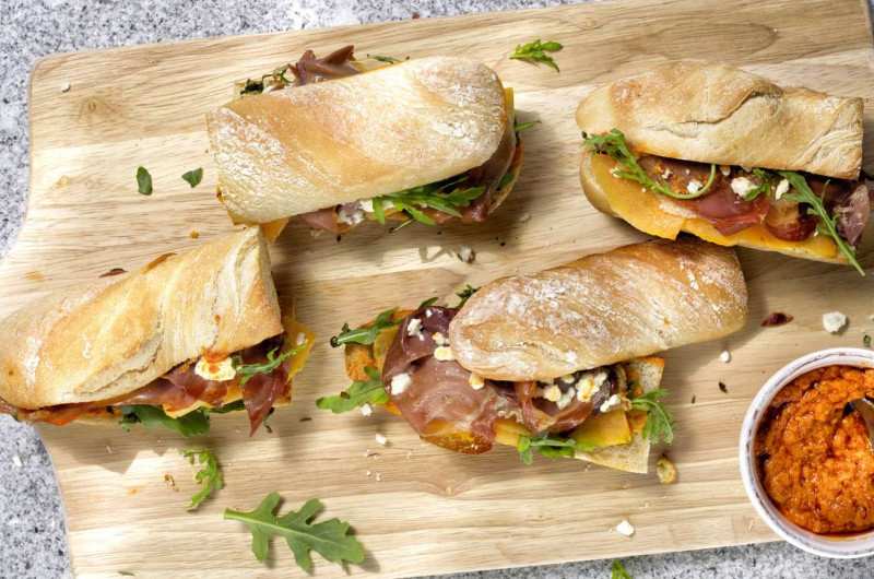 Panino au jambon cru