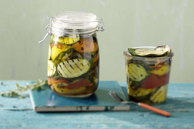 Légumes grillés à l'huile