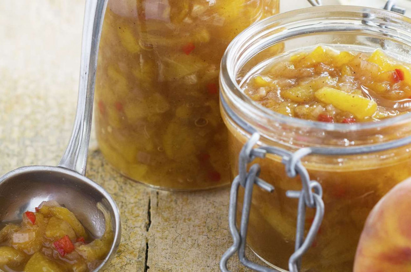 Chutney aux pêches