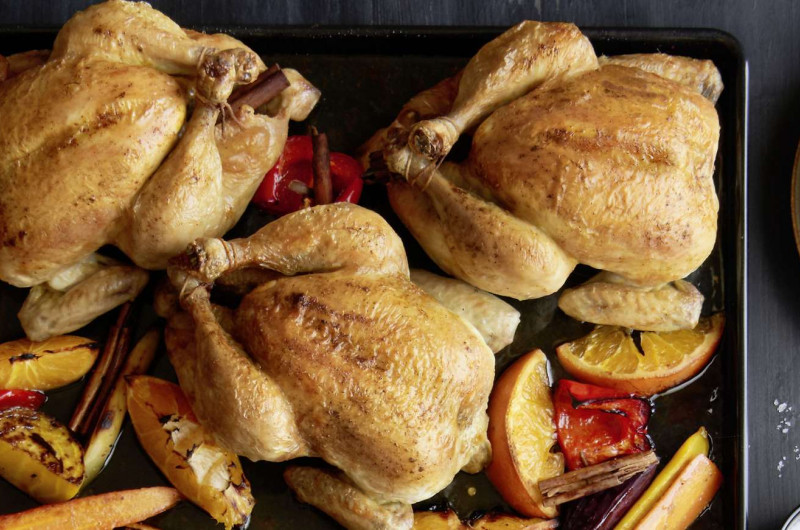 Poulet au safran et à la cannelle