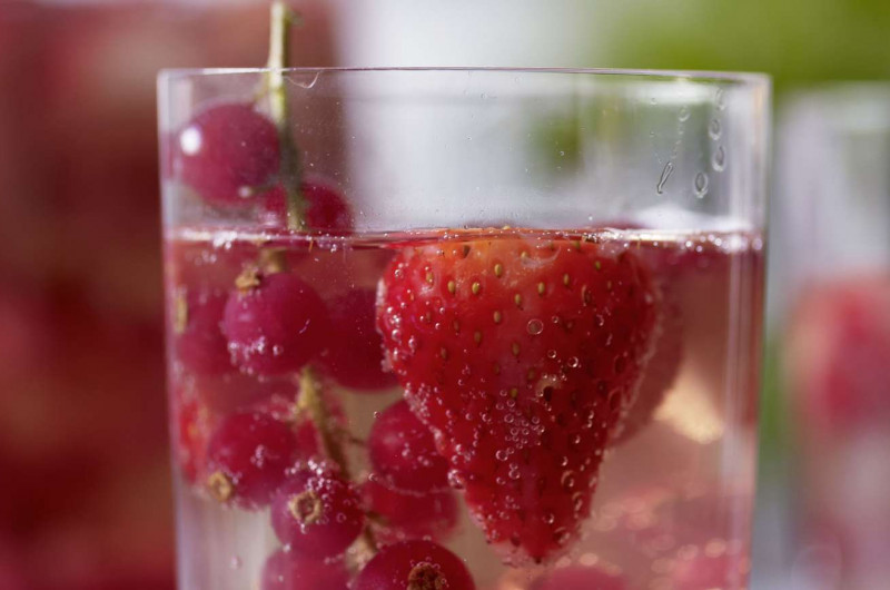 Punch aux fruits rouges