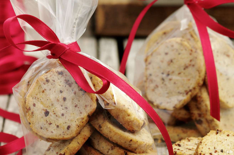 Sablés au lard et au fromage
