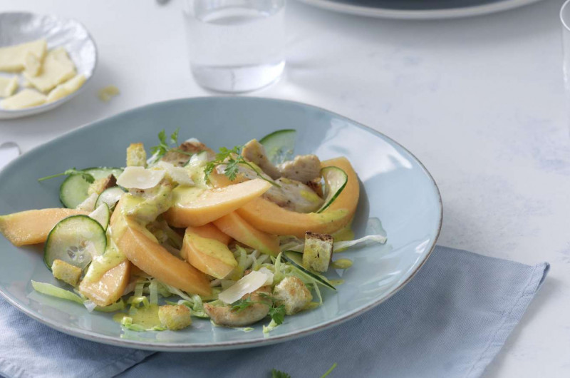 Salade César au melon