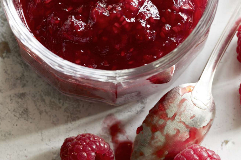 Confiture de framboises avec Condimento Bianco