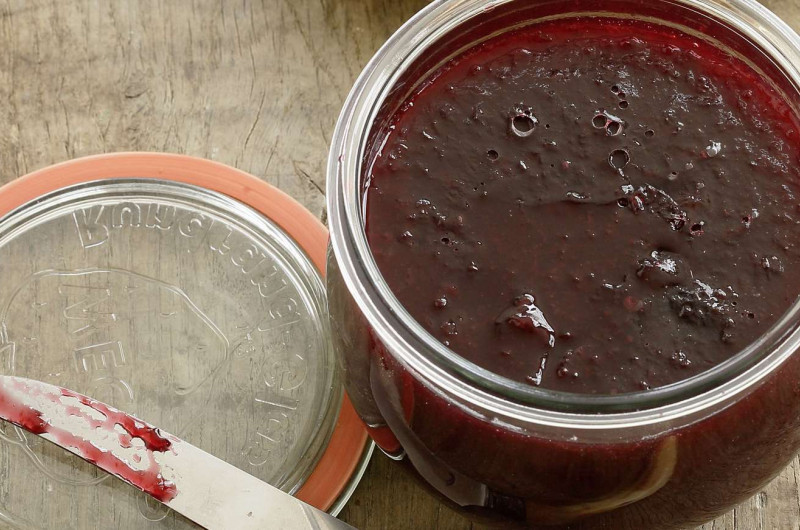 Confiture de cerises à la vanille